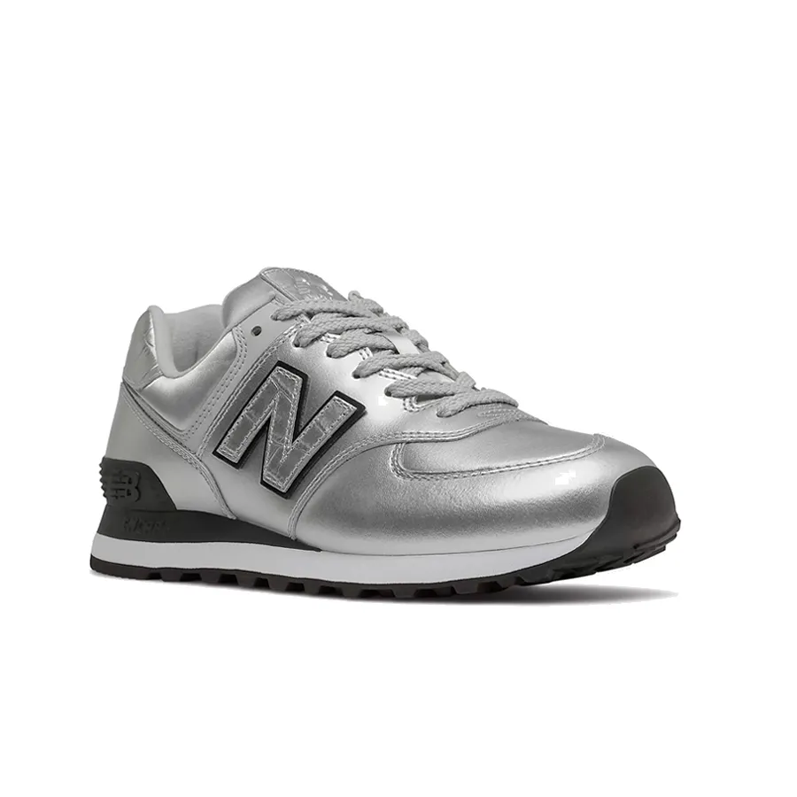 Imagen 1 de 5 de Zapatillas New Balance 574-PLATA/BLANCO