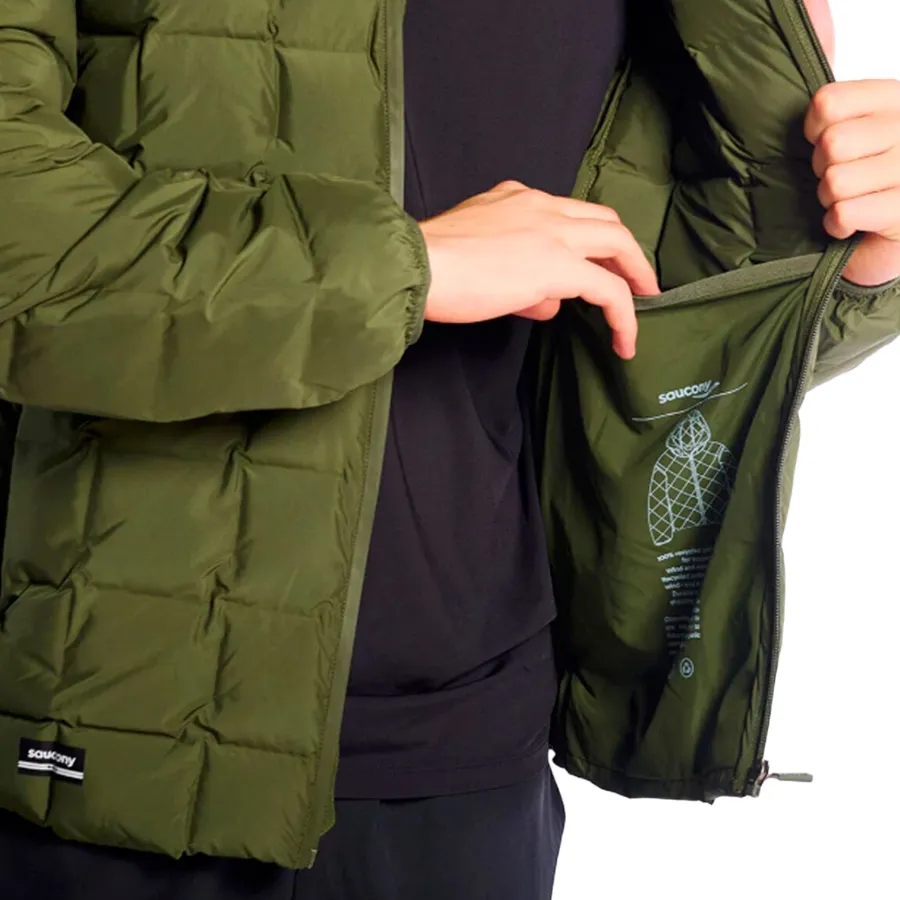 Imagen 5 de 6 de Campera Saucony Surge D-Heat-VERDE