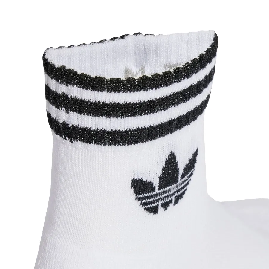 Imagen 1 de 2 de Medias adidas originals Stripes Ankle 3 Pares-BLANCO/NEGRO