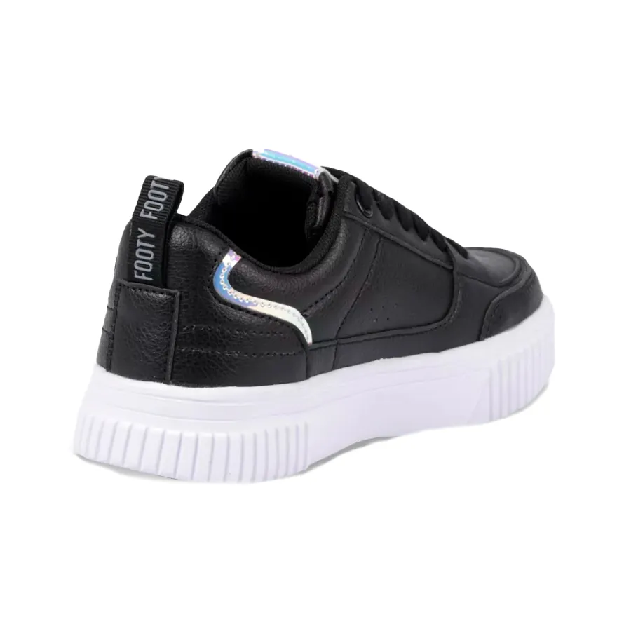 Imagen 3 de 4 de Zapatillas Footy Kicks Básic-NEGRO/BLANCO