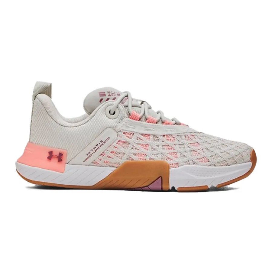 Imagen 0 de 5 de Zapatillas Under Armour TriBase Reign 5-BLANCO/ROSA