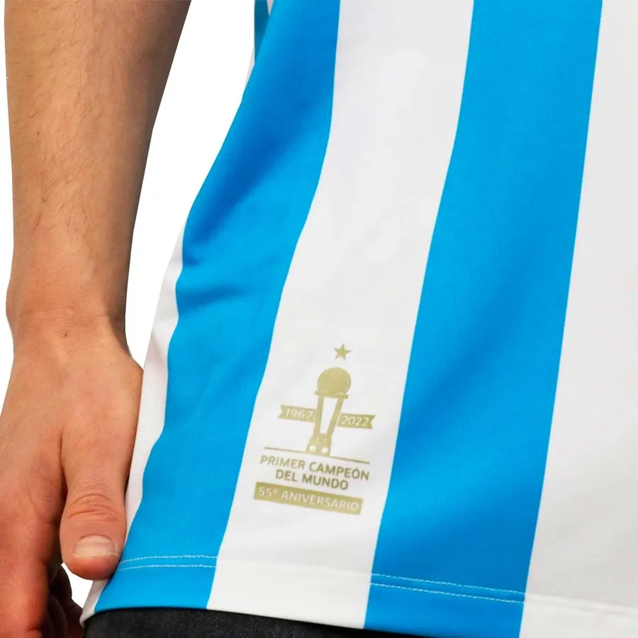 Imagen 4 de 5 de Camiseta Kappa Oficial Racing Club 2022-BLANCO/AZUL