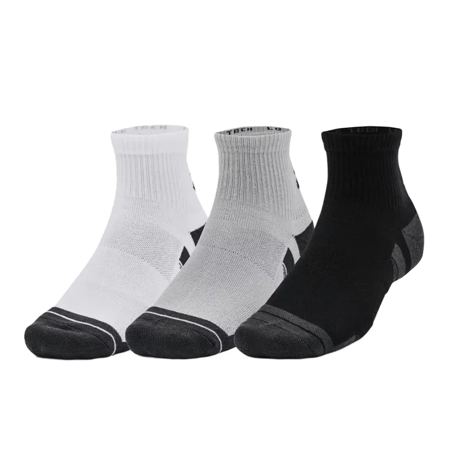 Imagen 0 de 3 de Medias Under Armour Performance Tech Pack X3-NEGRO/BLANCO/GRIS