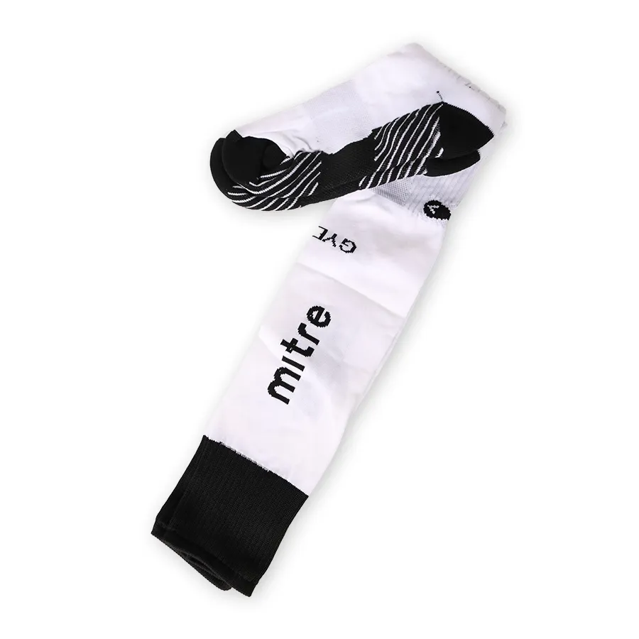 Imagen 1 de 3 de Medias Mitre Match Socks Alt GyE Mza-BLANCO/NEGRO