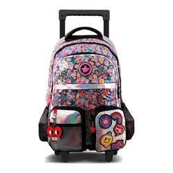 Mochila Footy Carro 18 C/Luz Magic Patch