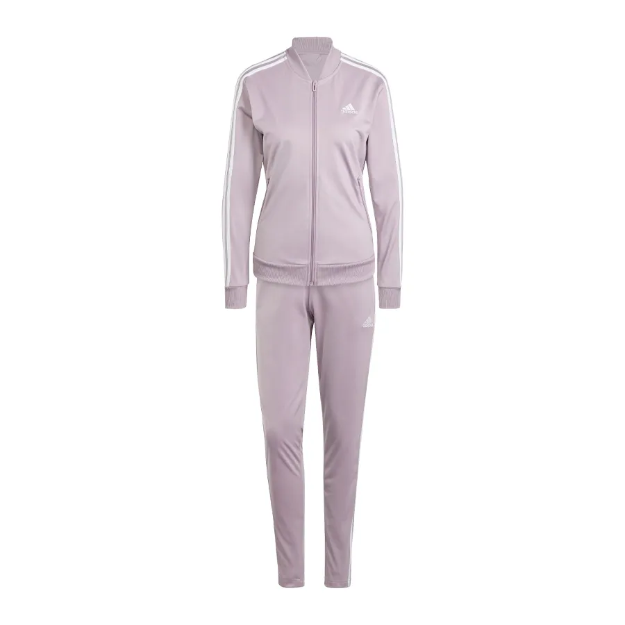 Imagen 4 de 5 de Conjunto adidas Tres Tiras-LILA/BLANCO