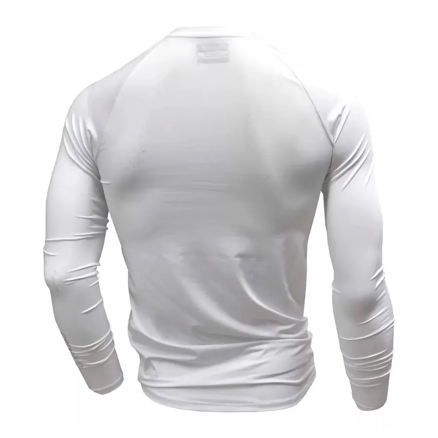 Imagen 1 de 4 de Remera Térmica Kappa Manga Larga-BLANCO