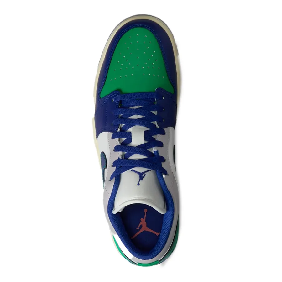 Imagen 4 de 8 de Zapatillas Nike Air Jordan 1 Low-BLANCO/AZUL/VERDE
