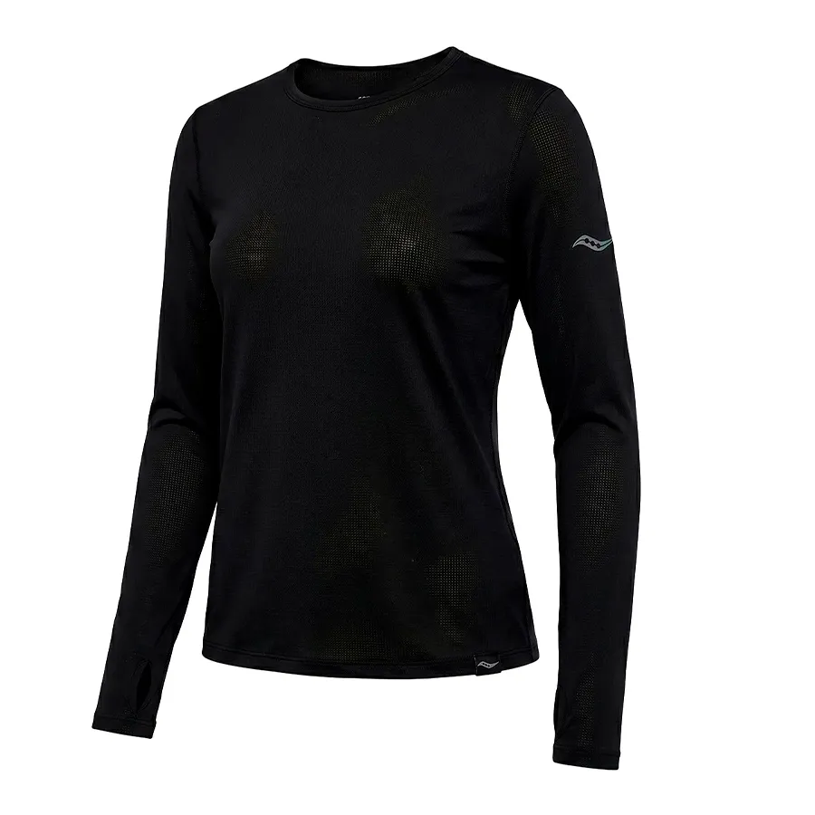 Imagen 1 de 5 de Remera Saucony Saukony Stopwatch Long Sleeve-NEGRO