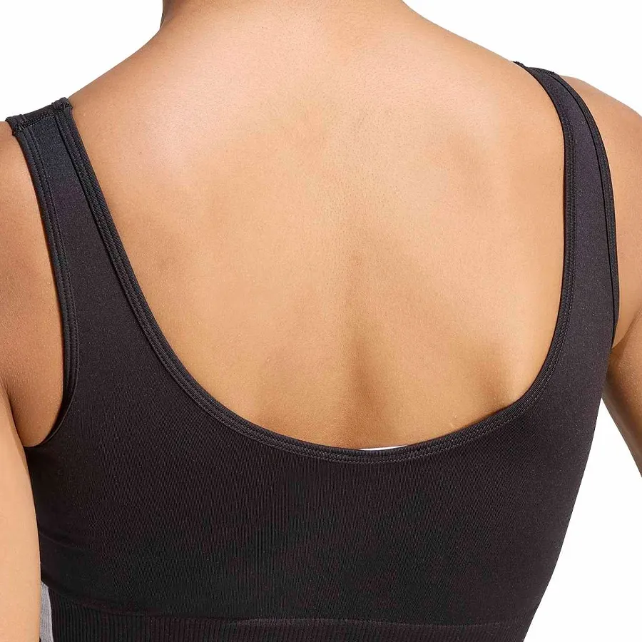 Imagen 5 de 6 de Musculosa adidas originals Seamless Essentials 3 Stripes-NEGRO