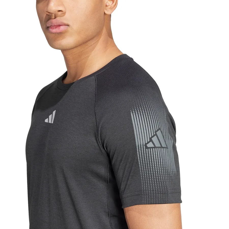 Imagen 2 de 5 de Remera adidas Training Brandlove-NEGRO/GRAFITO