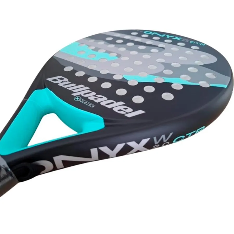 Imagen 4 de 5 de Paleta Bullpadel Onyx Control Woman 2.0-NEGRO/CELESTE/GRIS