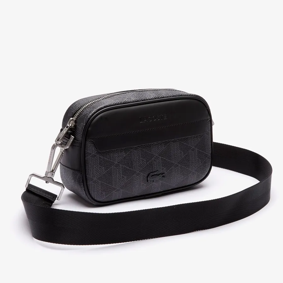 Imagen 2 de 4 de Bolso Bandolera Lacoste-NEGRO/GRIS