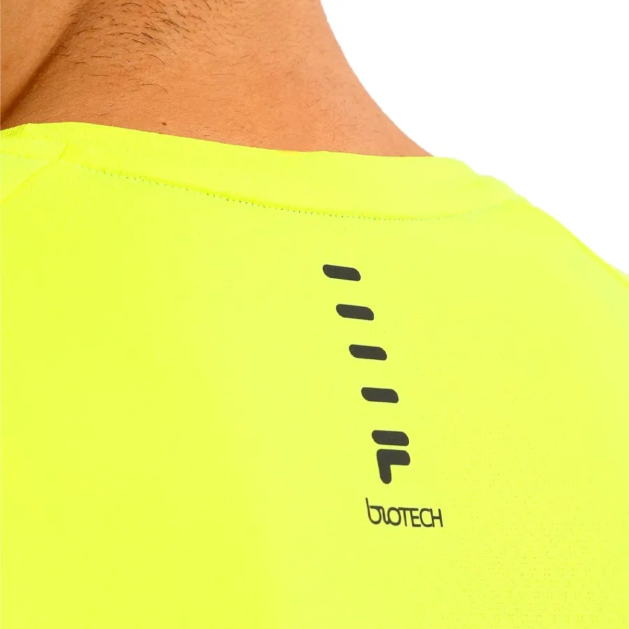 Imagen 2 de 4 de Camiseta Fila Bio I M-VERDE FLUOR