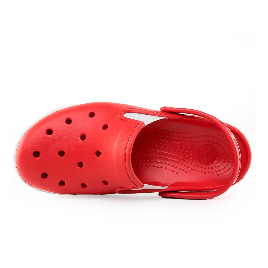 Imagen 2 de 5 de Sandalias Crocs Citilane Clog-ROJO/BLANCO