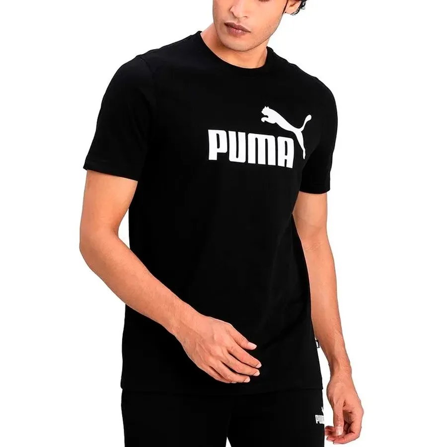 Imagen 0 de 2 de Remera Puma Ess Logo-NEGRO/BLANCO