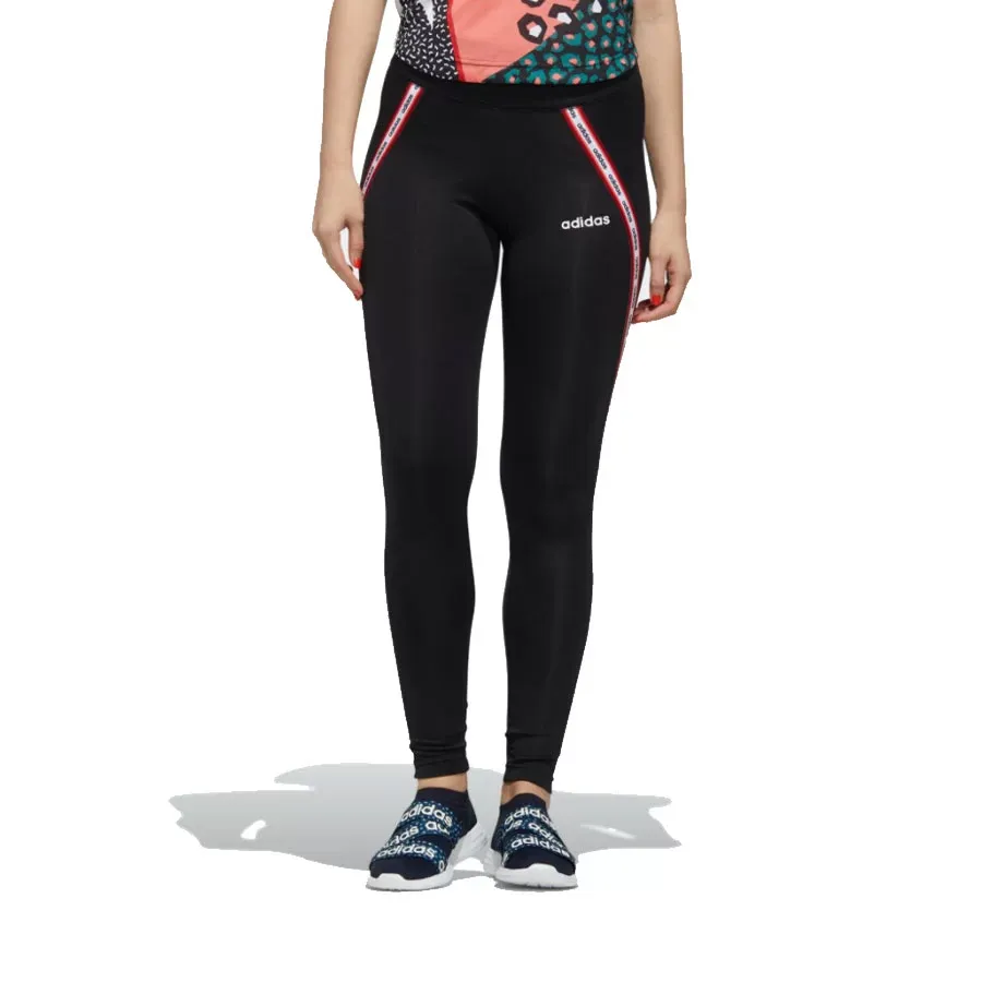 Imagen 1 de 6 de Calza adidas Brilliant Basics Farm Rio-NEGRO/BLANCO/ROJO