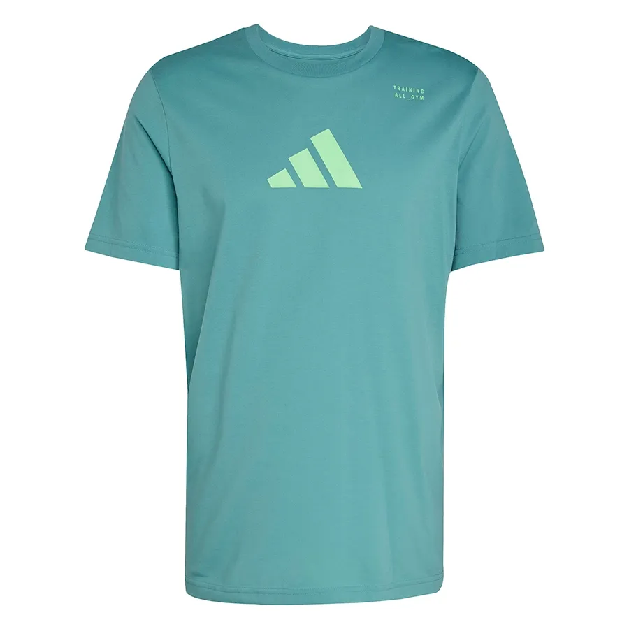 Imagen 1 de 4 de Remera adidas gráfica de entrenamiento-VERDE AGUA