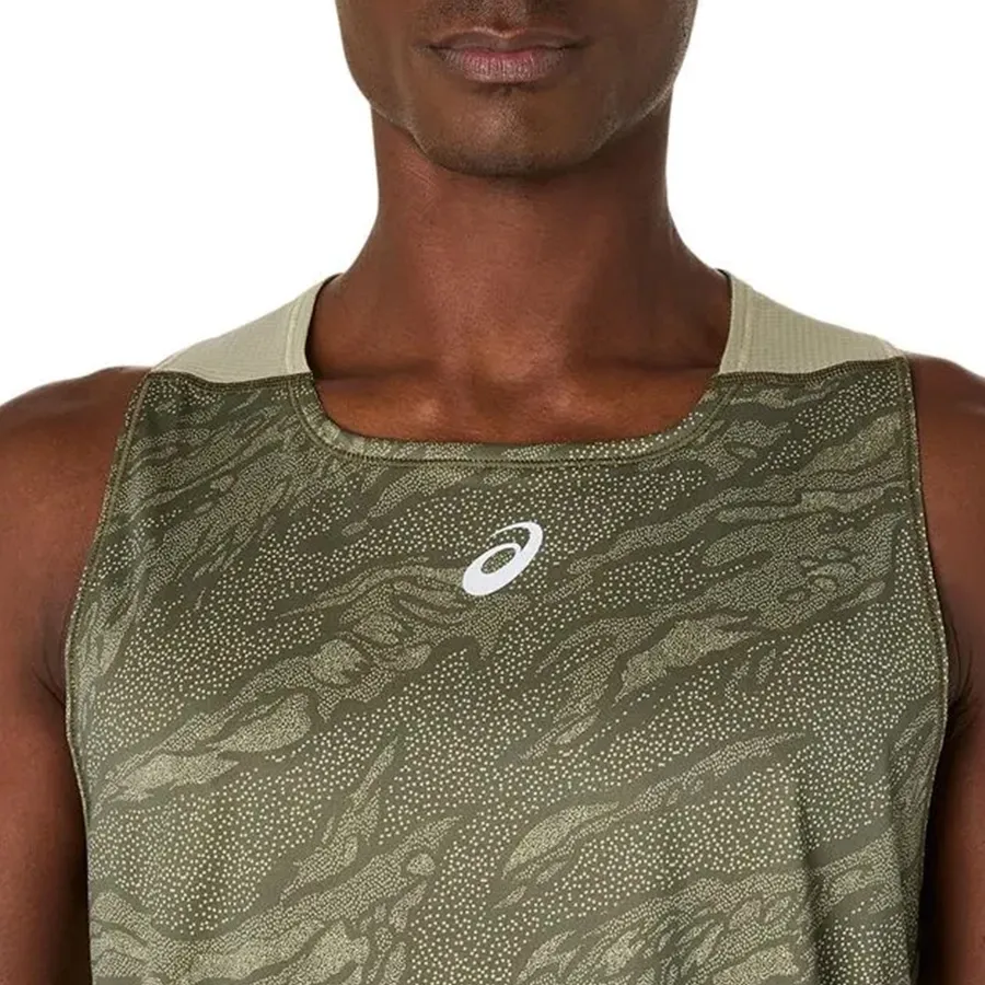 Imagen 3 de 5 de Musculosa Asics Fujitrail singlet-OLIVA