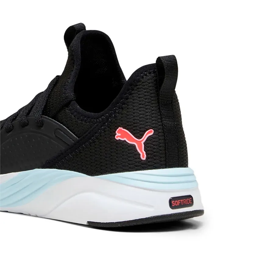 Imagen 5 de 6 de Zapatillas Puma Softride Sophia 2-NEGRO/CELESTE/BLANCO