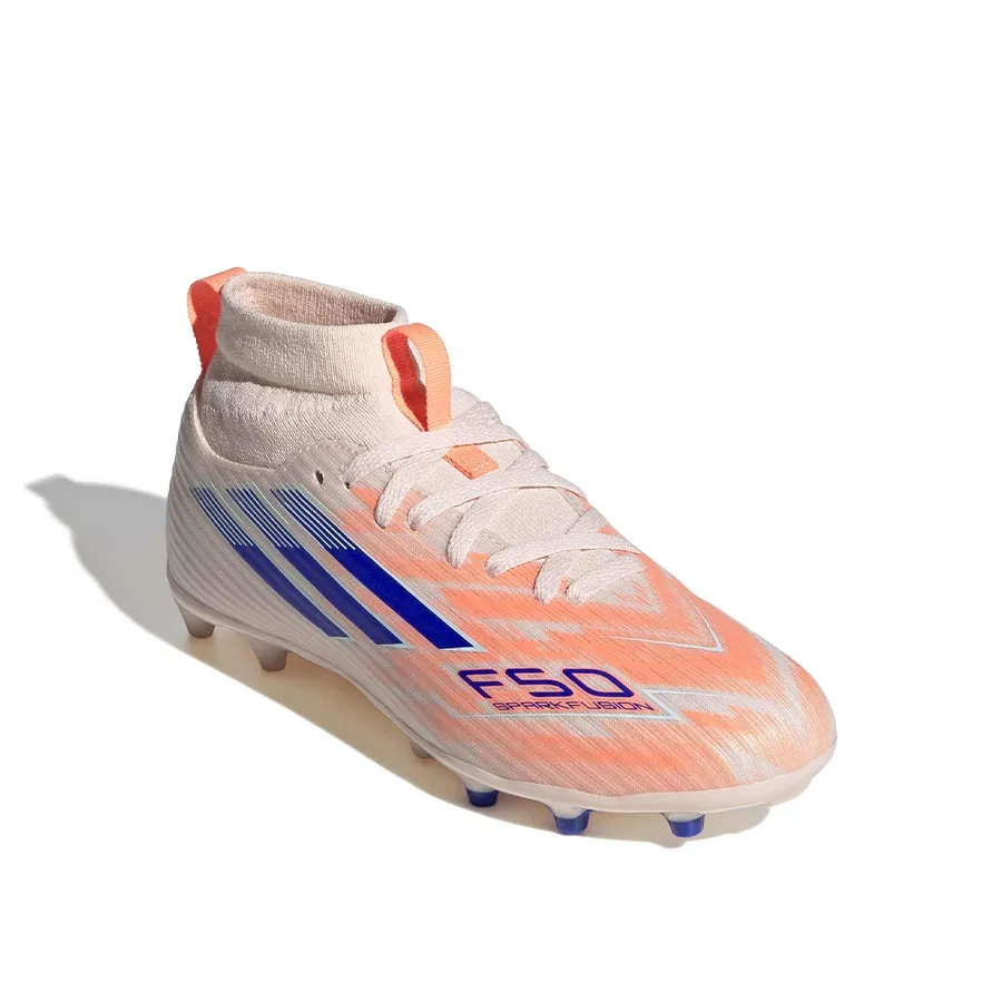 Imagen 1 de 7 de Botines adidas padel de fútbol F50 Sparkfusion League-NUDE/AZUL