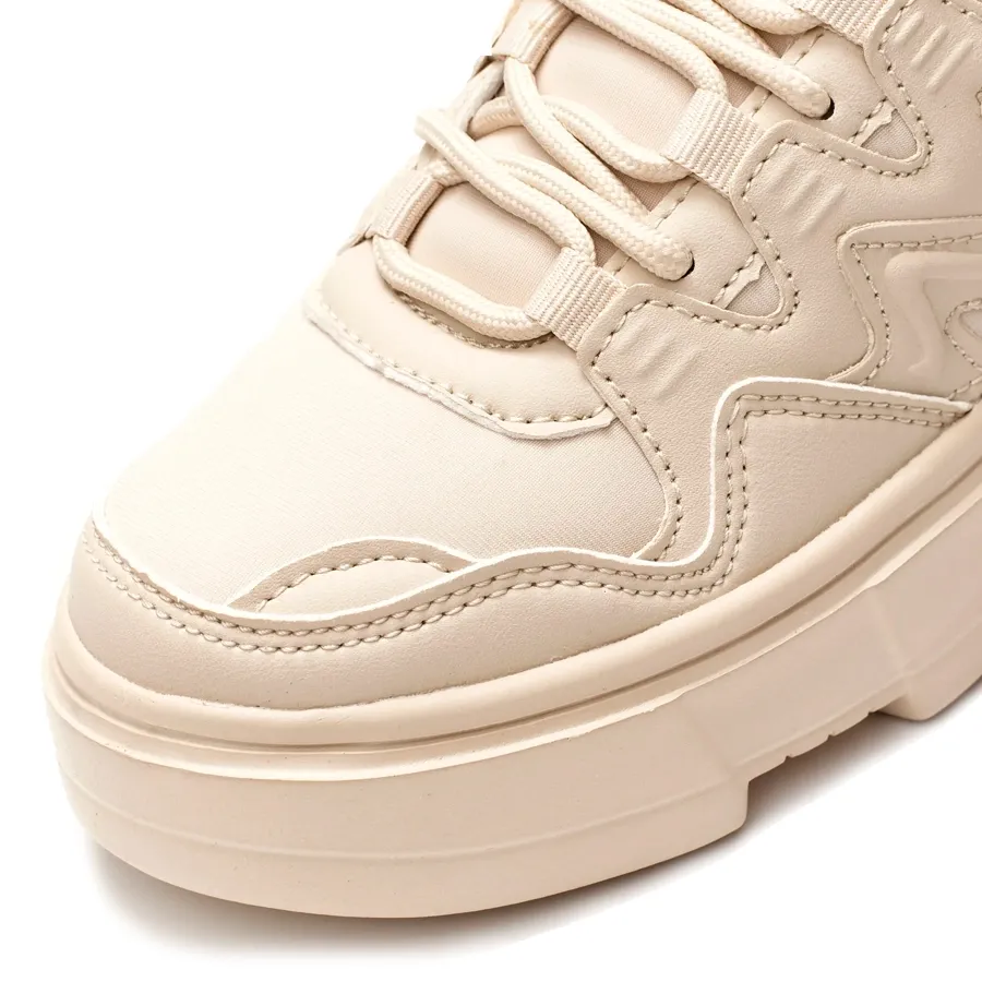 Imagen 3 de 6 de Zapatillas Atomik Casual Urbano Blanche-CRUDO