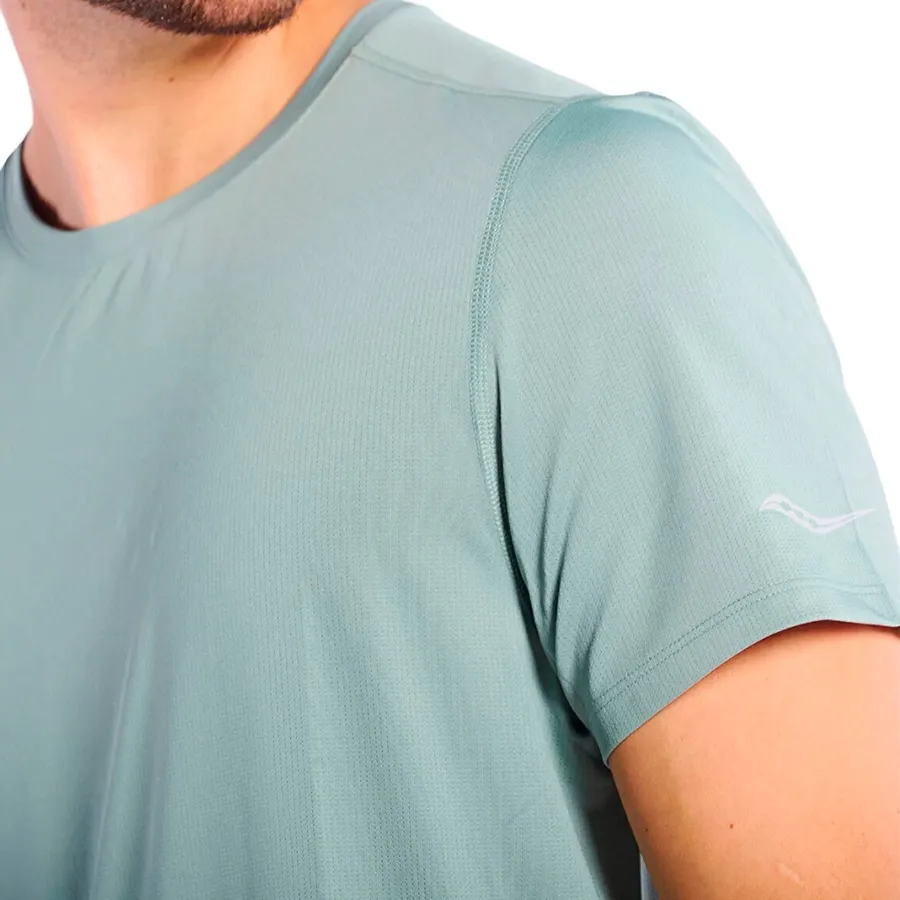 Imagen 3 de 5 de Remera Saucony Stopwatch-GRIS