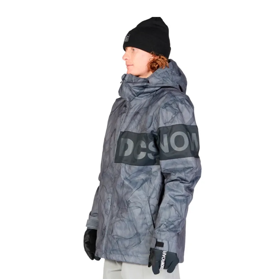Imagen 1 de 6 de Campera Dc Snow Propaganda-VERDE OLIVA/ROJO