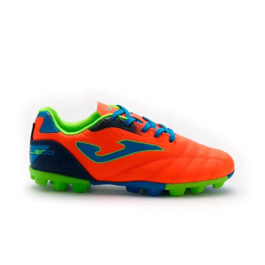 Imagen 0 de 4 de Botines Joma Toledo Campo Jr Fw-NARANJA/AZUL
