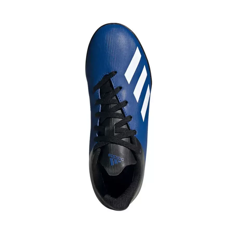 Imagen 4 de 5 de Botines adidas X 19.4 Tf J-AZUL/NEGRO