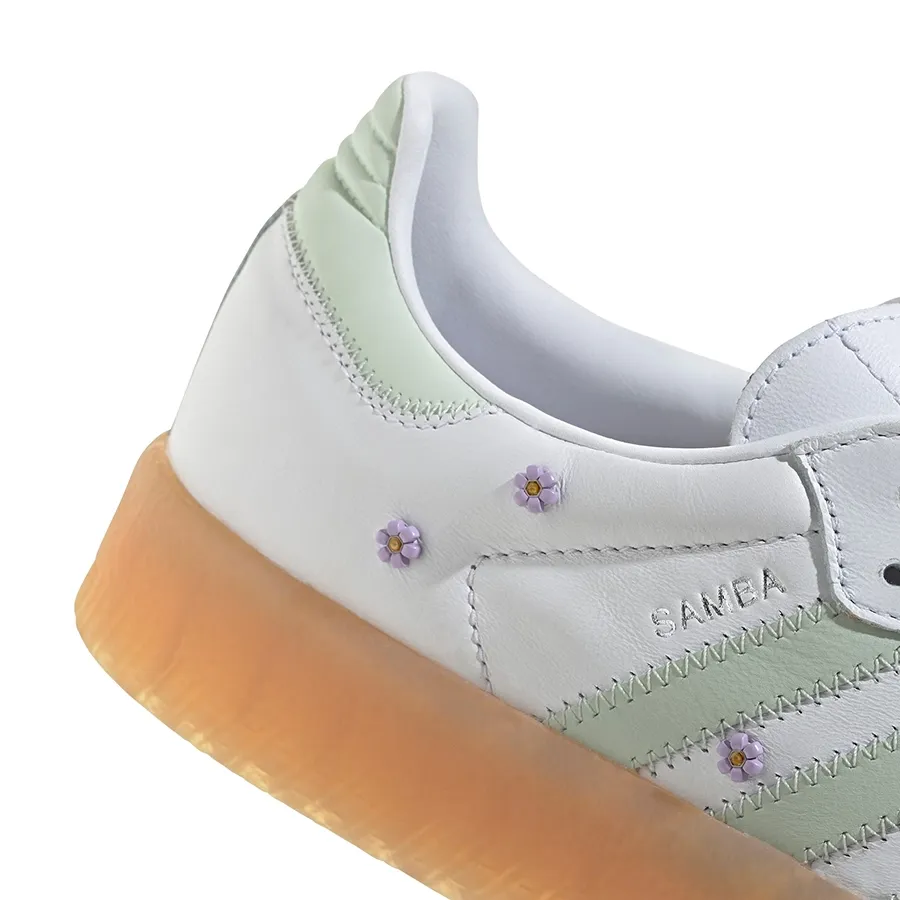 Imagen 5 de 7 de Zapatillas adidas originals Sambae-BLANCO/VERDE SECO
