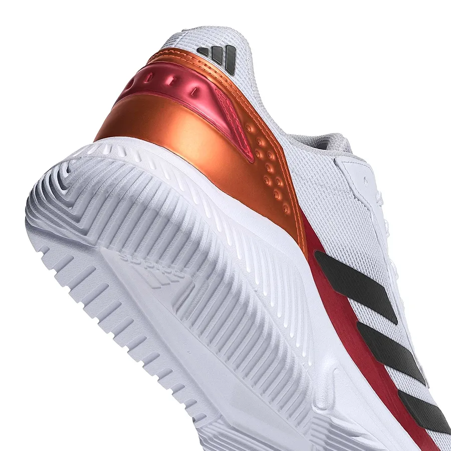 Imagen 7 de 8 de Zapatillas adidas Courtquick Padel-BLANCO/ROJO/COBRE