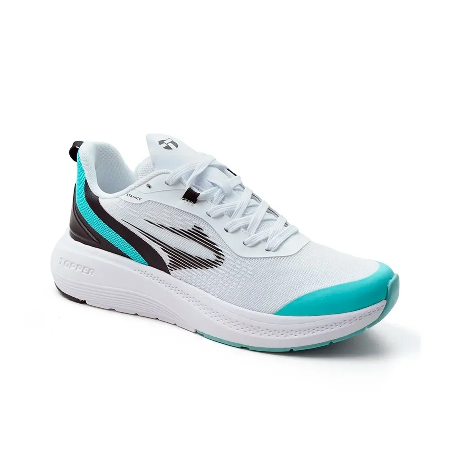 Imagen 1 de 4 de Zapatillas Topper Stance 3-BLANCO/CELESTE/NEGRO