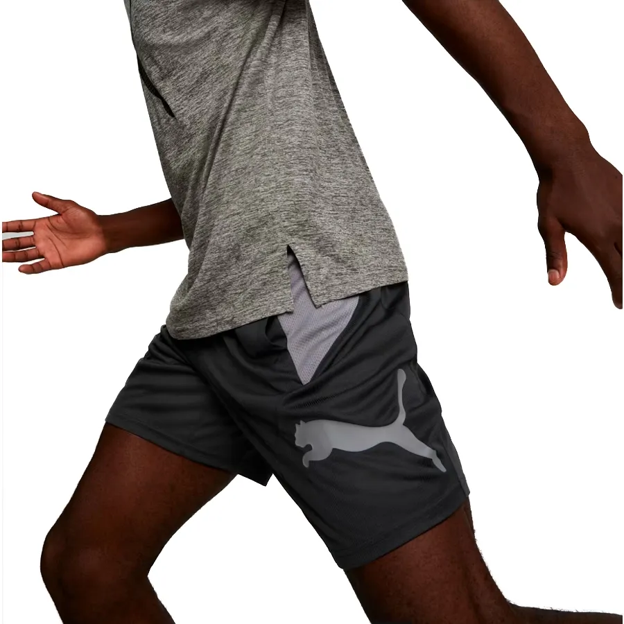 Imagen 3 de 6 de Puma Shorts  Favourite Cat Knit 8"-NEGRO/GRAFITO