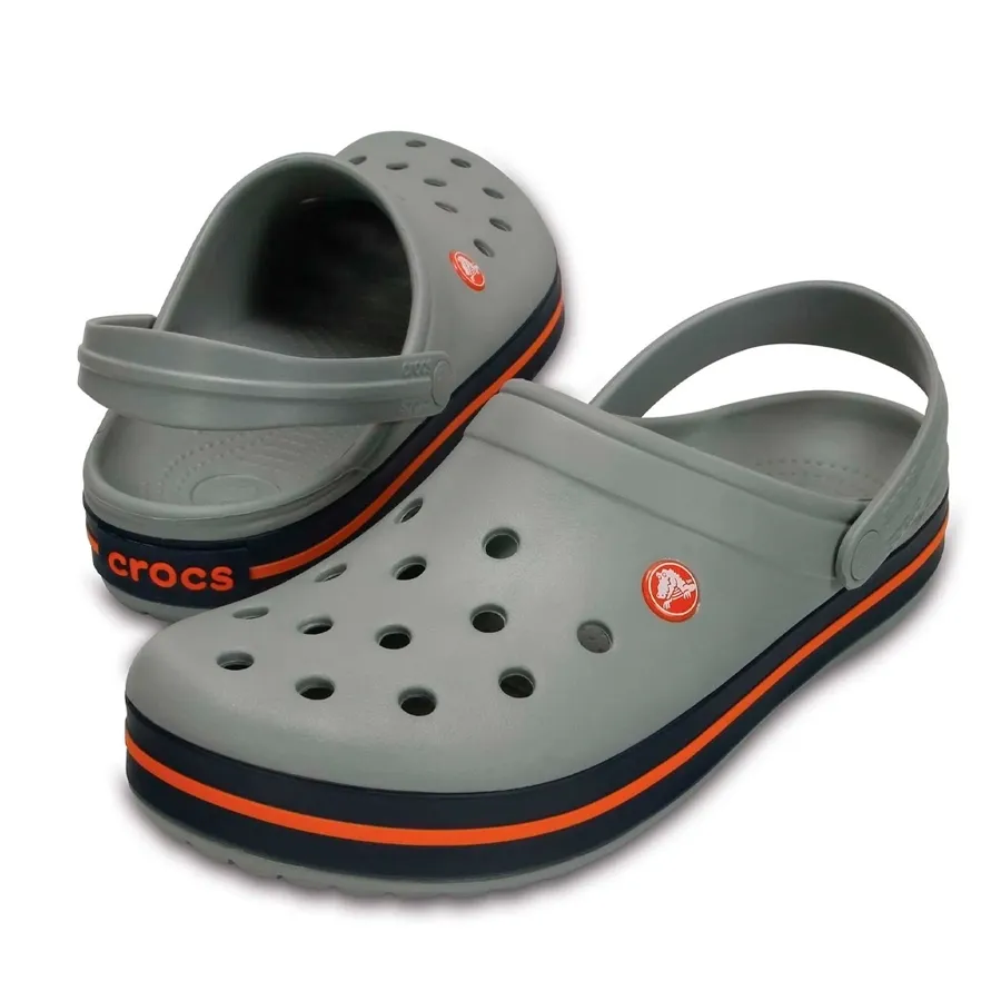 Imagen 2 de 4 de Ojotas Crocs Crocband-GRAFITO/MARINO/NARNJA