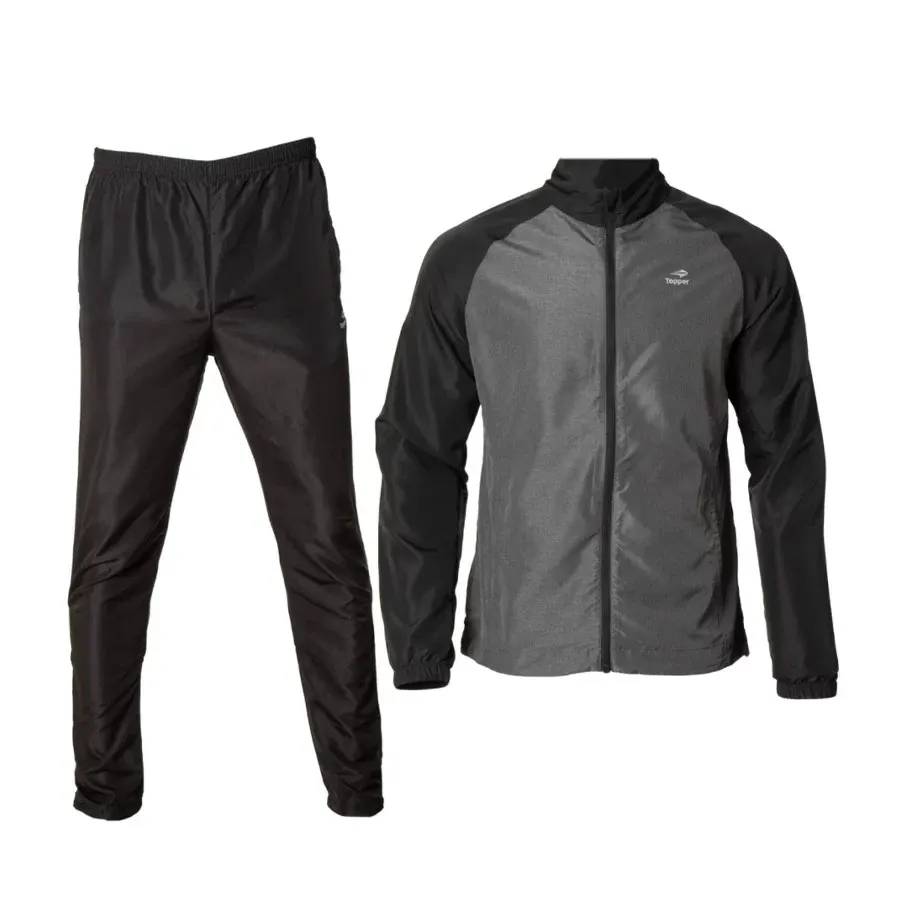 Imagen 0 de 2 de Conjunto Topper Wv Mns Tns-NEGRO/GRAFITO