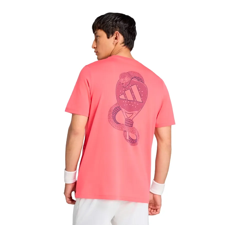 Imagen 1 de 5 de Remera adidas Pádel Graphic-ROSA