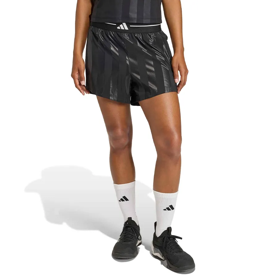Imagen 0 de 5 de Short adidas Hyperglam 3 Stripes-NEGRO