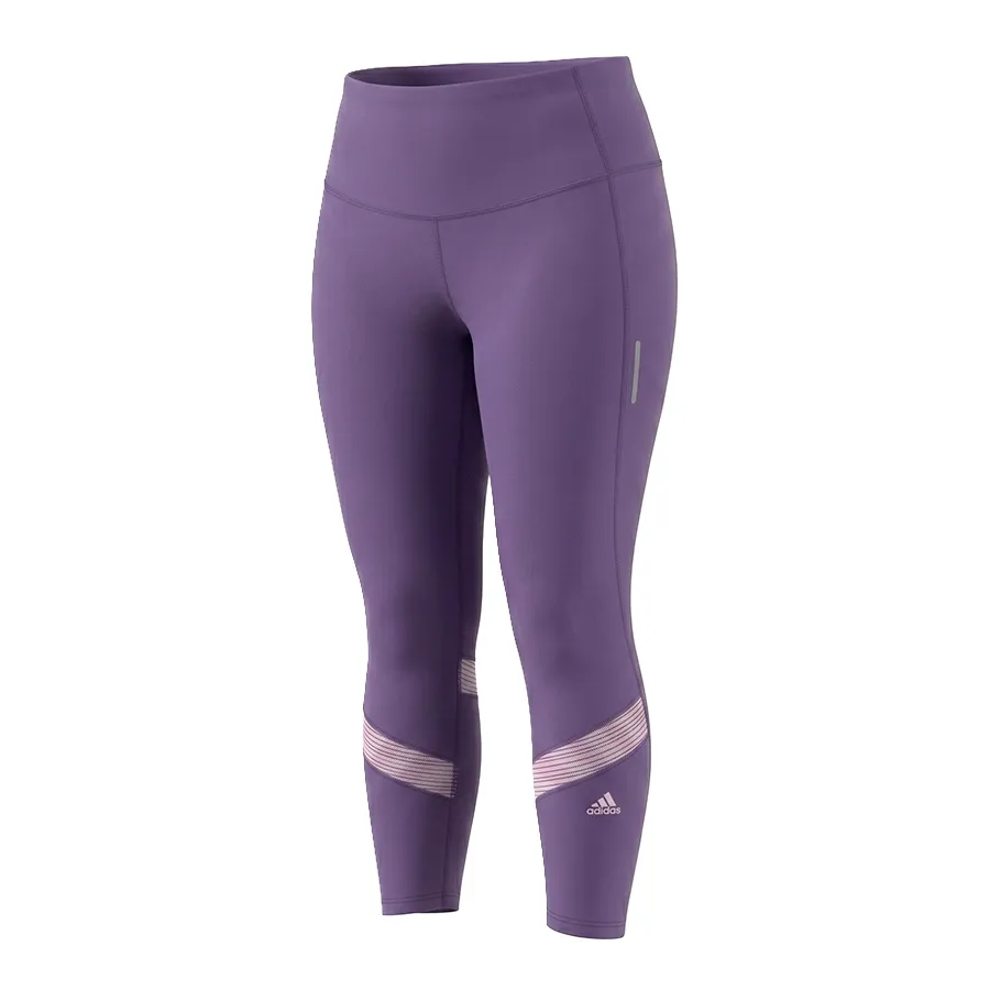 Imagen 2 de 5 de Calza adidas 7/8 How We Do Tiro Medio-VIOLETA