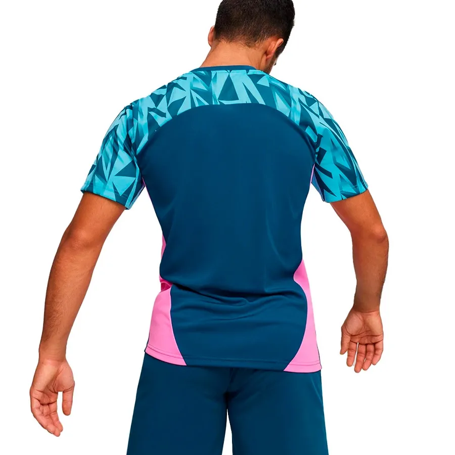 Imagen 1 de 4 de Remera Puma Individual Final-PETROLEO/CELESTE/ROSA