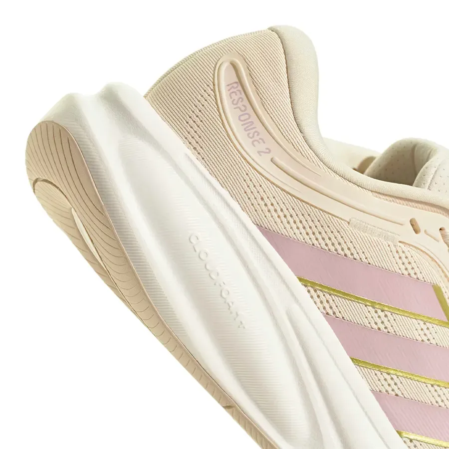 Imagen 6 de 7 de Zapatillas adidas Response 2-CRUDO/ROSA/DORADO