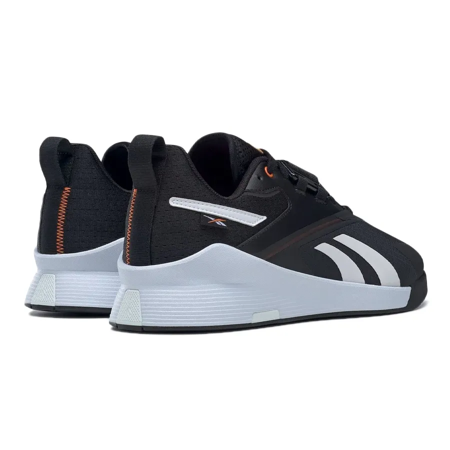 Imagen 2 de 5 de Zapatillas Reebok Lifter Pr III-NEGRO/BLANCO/NARANJA
