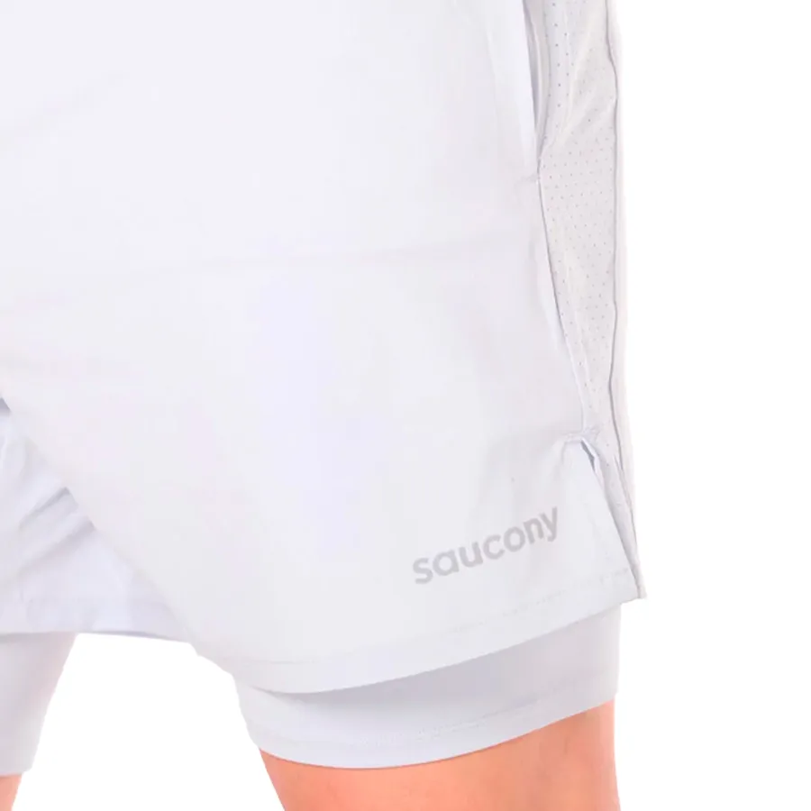 Imagen 4 de 7 de Short Saucony Outpace 2in1-GRIS