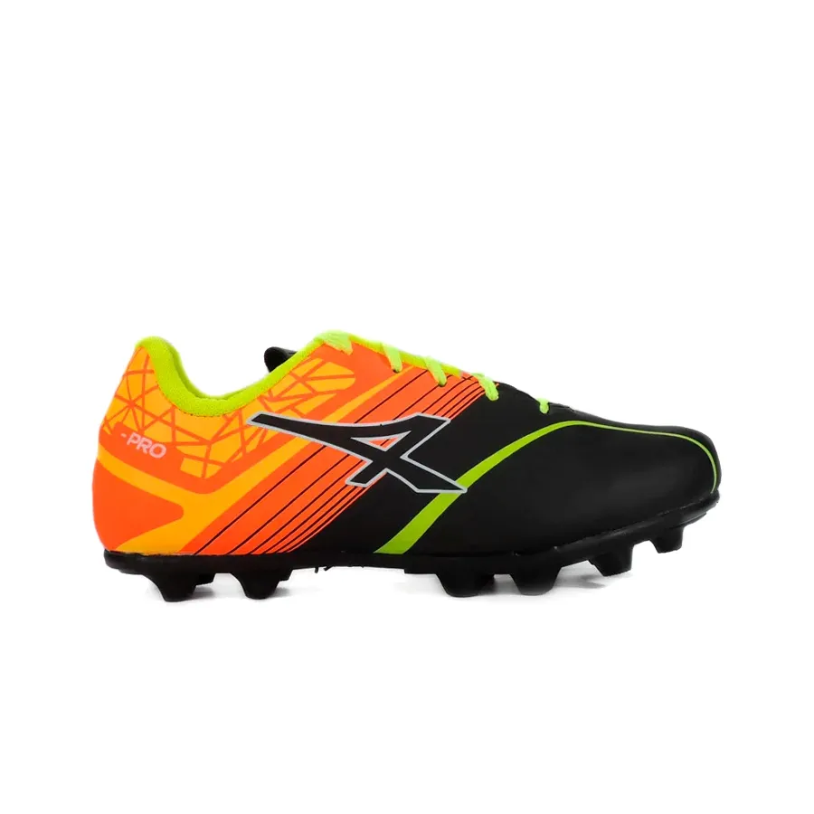 Imagen 0 de 3 de Botines Athix Stamina Kids Tf 47-VERDE FLUOR/NARANJA/NEGRO