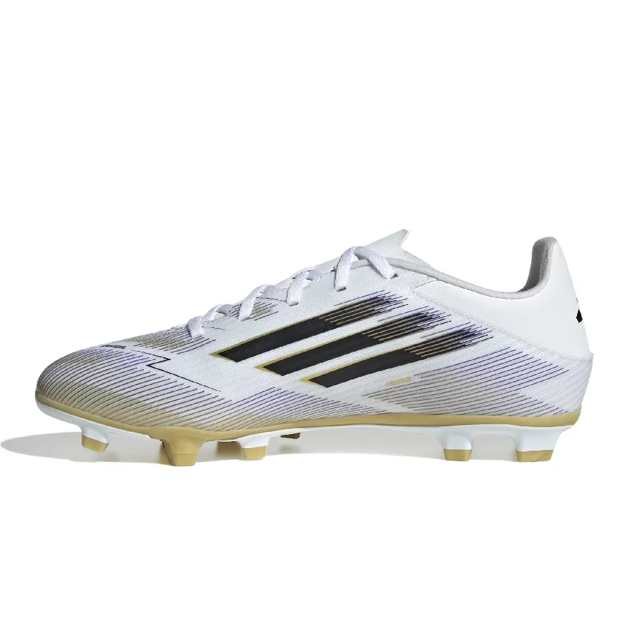 Imagen 2 de 7 de Botines adidas F50 Club Fg-BLANCO/NEGRO/DORADO