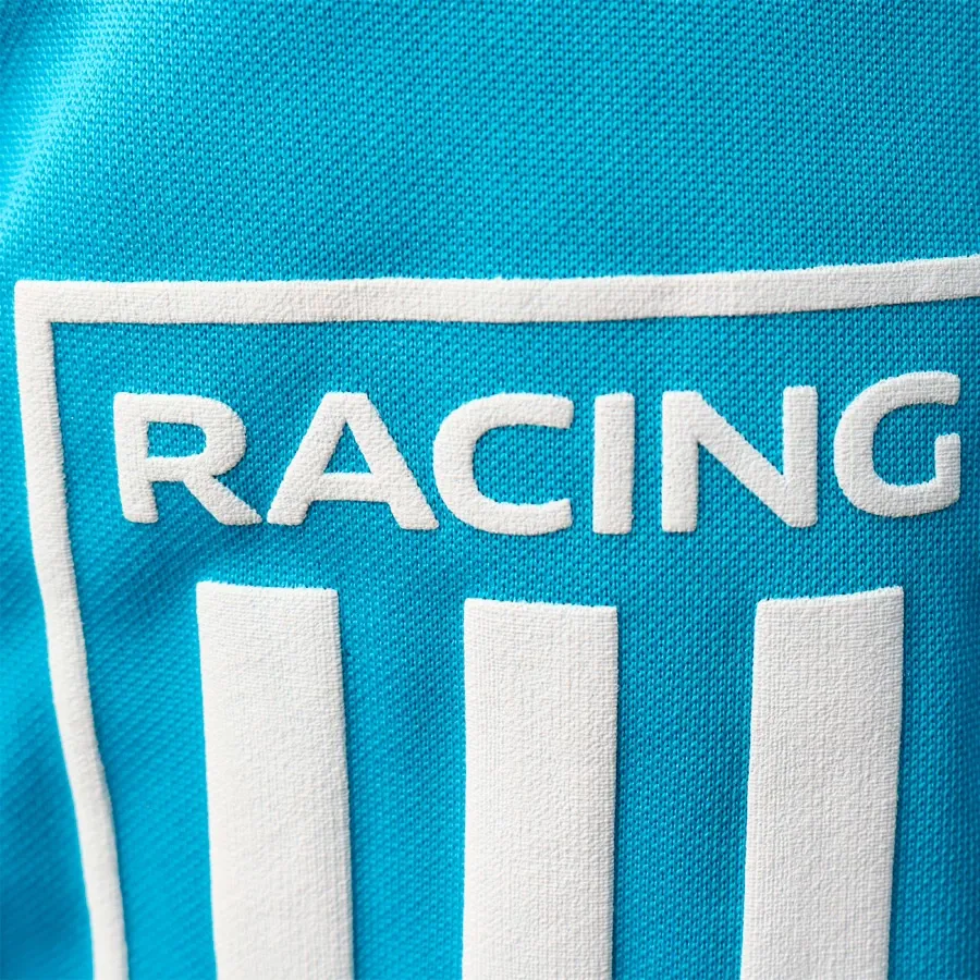 Imagen 3 de 4 de Shorts Kappa Bermuda de salida Racing Club 2021-CELESTE/BLANCO