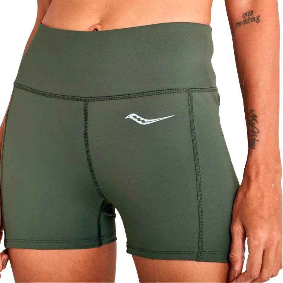 Imagen 4 de 6 de Calza Saucony Fortify 3"-VERDE MILITAR