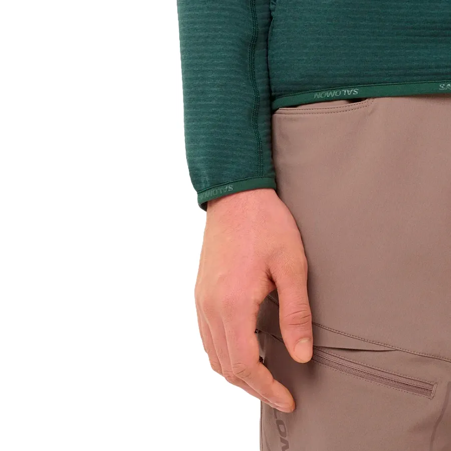 Imagen 6 de 8 de Buzo Salomon Essentials Lightwarm-VERDE OSCURO