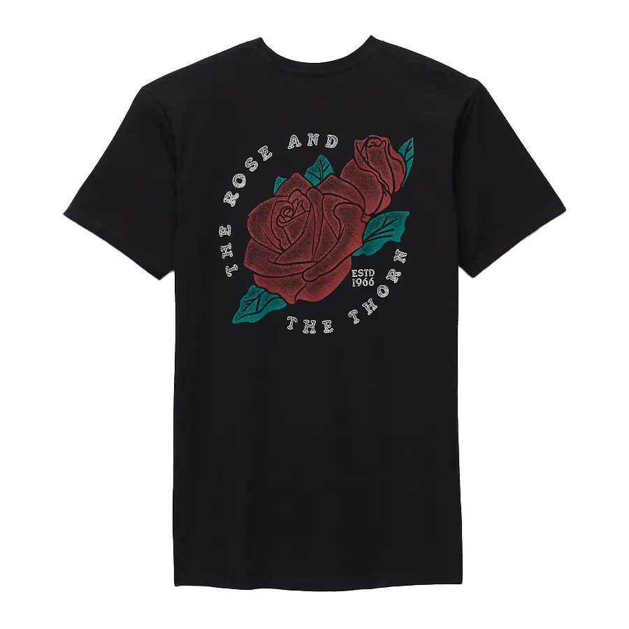 Imagen 3 de 4 de Remera Vans Rosethorn-NEGRO/BLANCO/BORDO