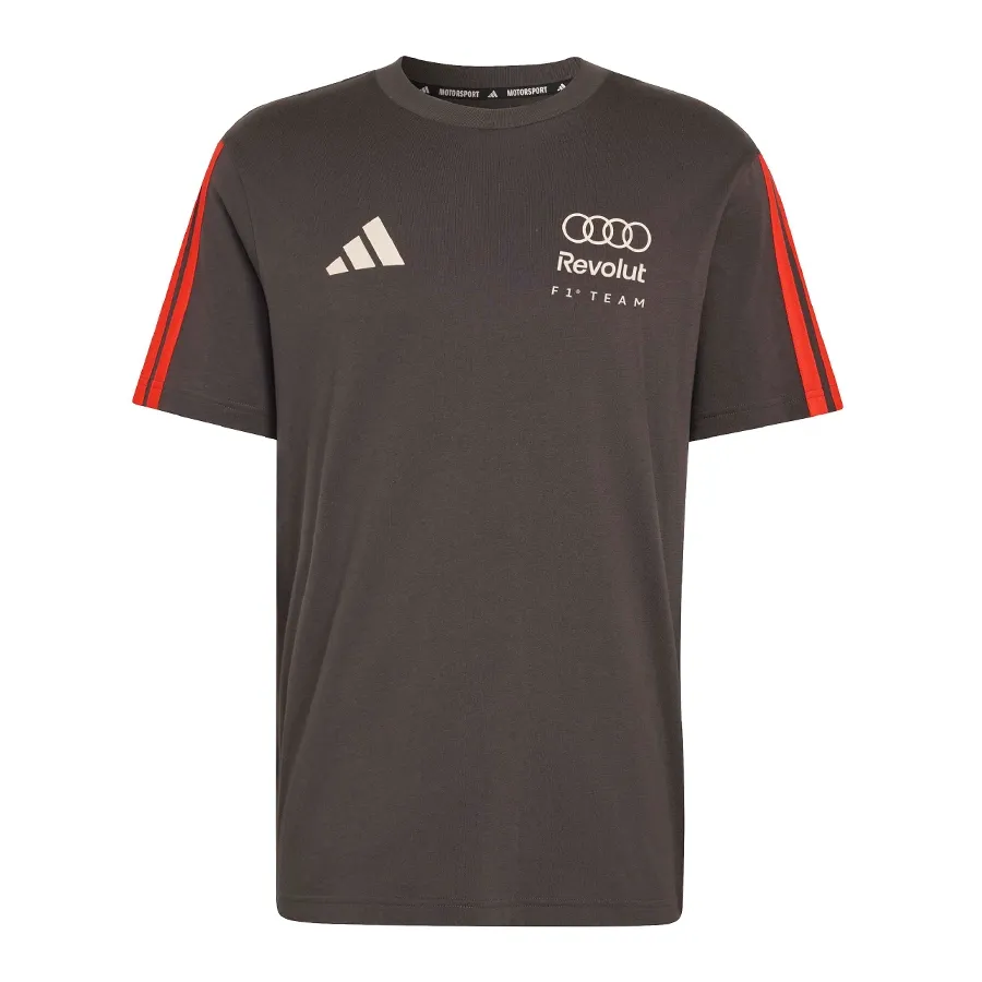 Imagen 2 de 5 de Remera adidas Audi Revolut-GRAFITO/ROJO